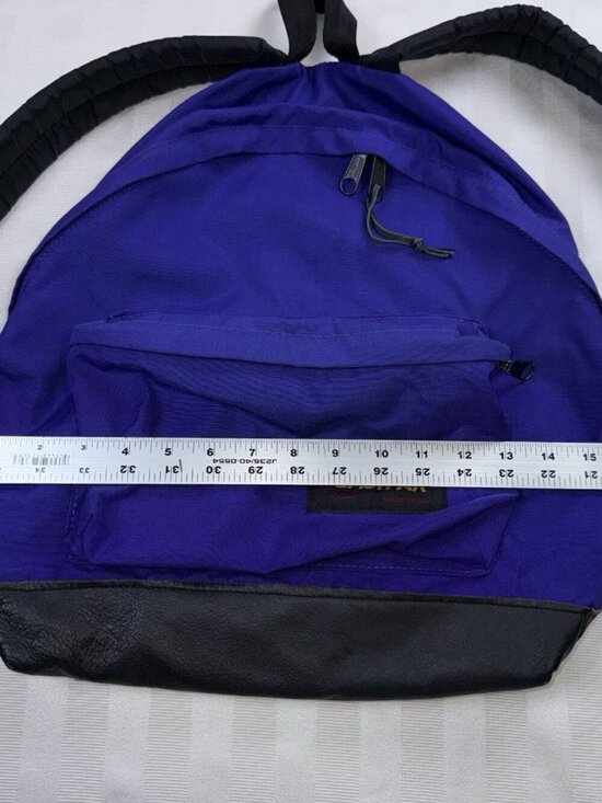 Vintage Eastpak 1990\'s USA Made Electric Purple 1990s Retro Rare Backpack main image 6